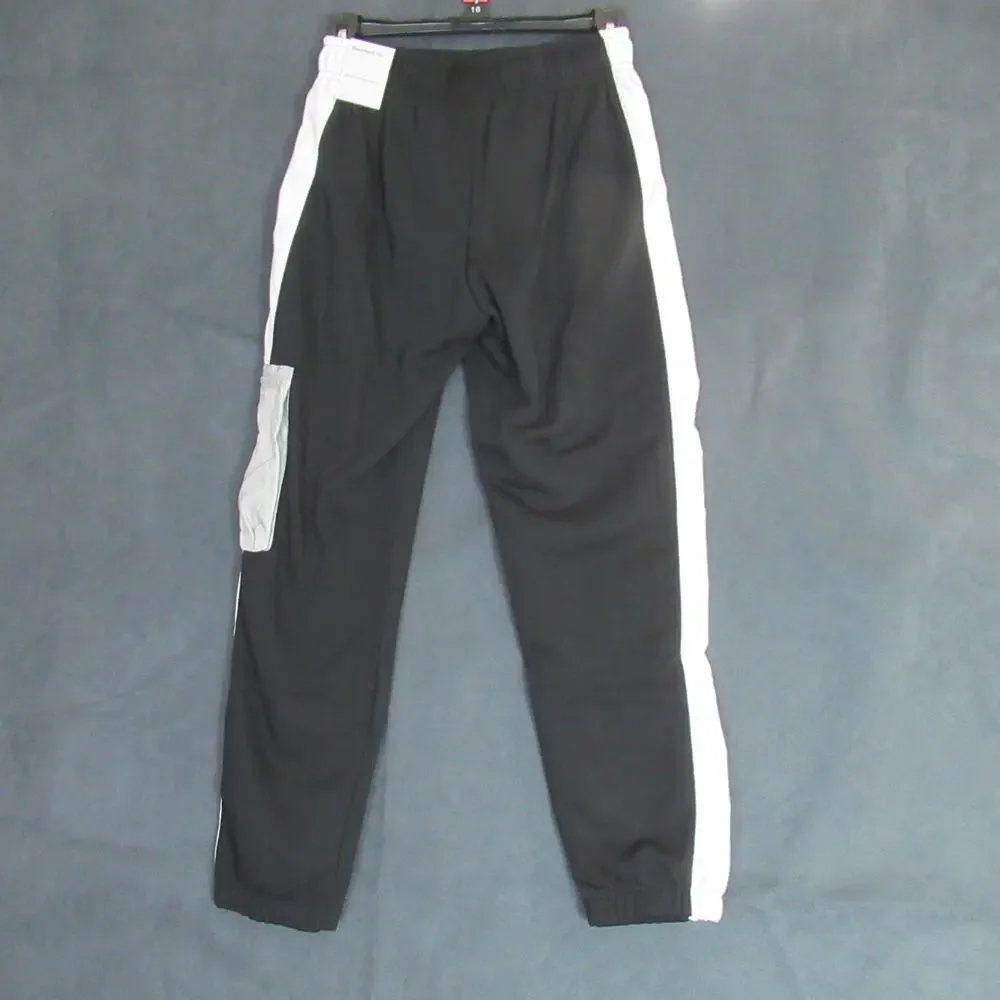 Nike Joggers Girls Large Black White French Terry Cargo Sportswear Athletic NWT